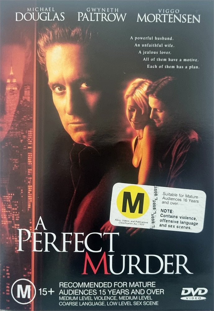 A Perfect Murder - 1998 (DVD) - Vinyl Kitchen