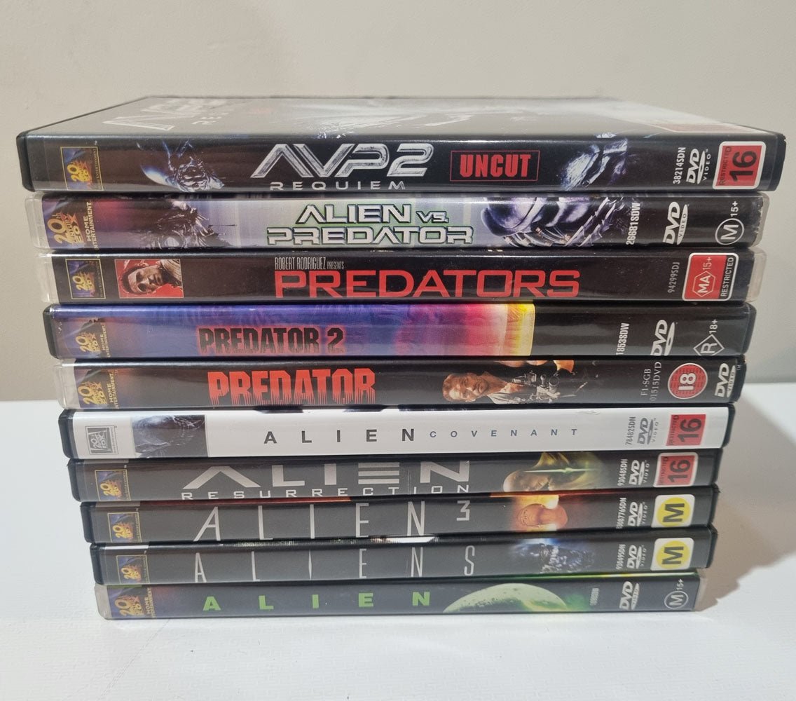 Alien & Predator 10 Movie Collection - 1979 (DVD) - Vinyl Kitchen