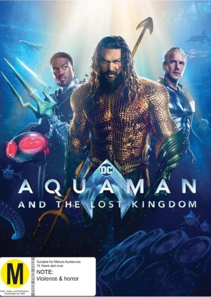 Aquaman and the Lost Kingdom - 2023 (DVD) - Vinyl Kitchen