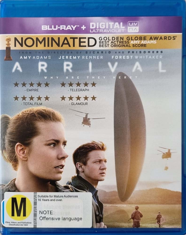 Arrival - 2016 (Blu Ray) - Vinyl Kitchen