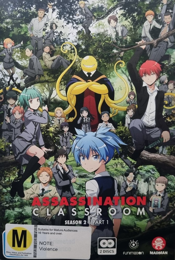 Assassination Classroom: Season 2 Part 1 - 2016 (DVD) - Vinyl Kitchen
