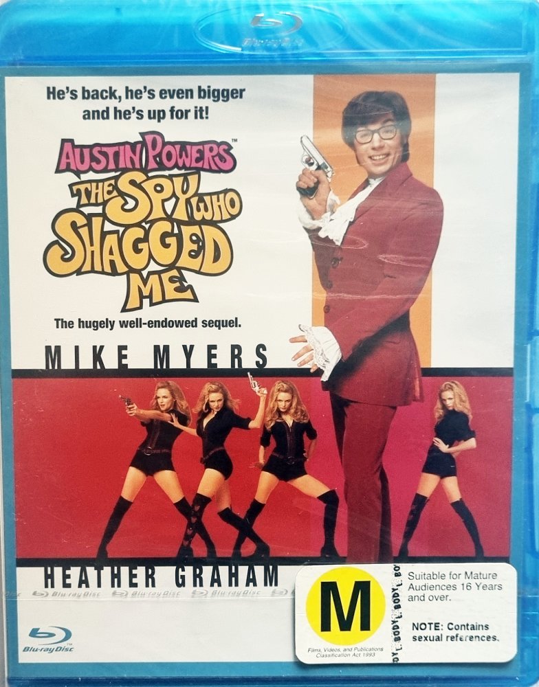 Austin Powers: The Spy Who Shagged Me (Blu Ray) Brand New - 1999 - Vinyl Kitchen