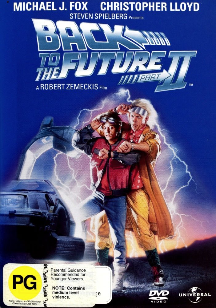 Back to the Future Part II - 1989 (DVD) - Vinyl Kitchen