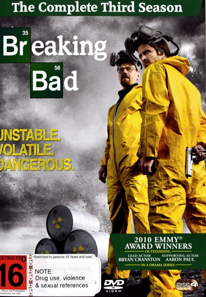Breaking Bad: Season 3 - 2010 (DVD) - Vinyl Kitchen