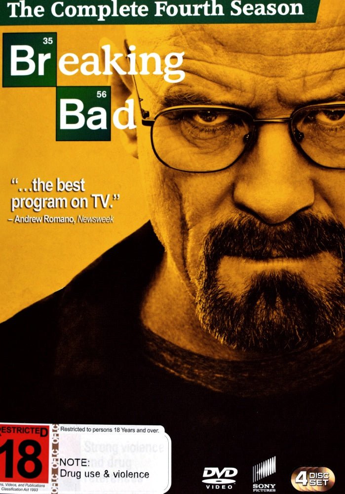 Breaking Bad: Season 4 - 2011 (DVD) - Vinyl Kitchen
