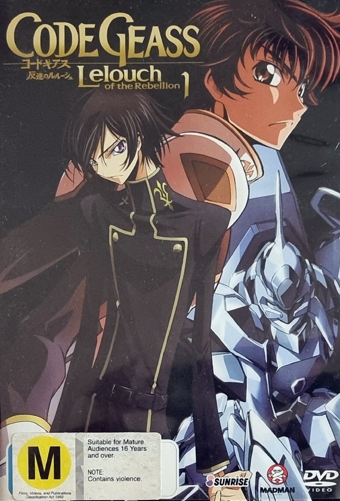Code Geass: Lelouch of the Rebellion: Volume 1 - 2007 (DVD) - Vinyl Kitchen