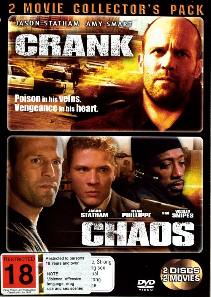 Crank / Chaos - 2005 (DVD) - Vinyl Kitchen