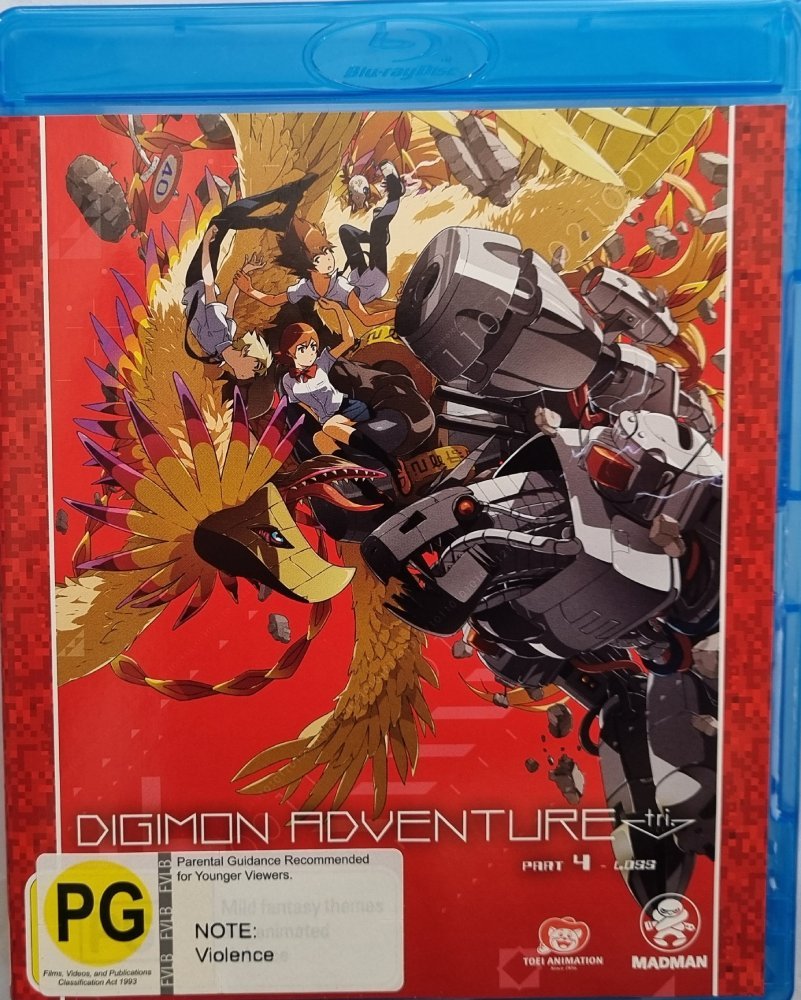 Digimon Adventure Tri. Part 4: Loss - 2017 (Blu Ray) - Vinyl Kitchen