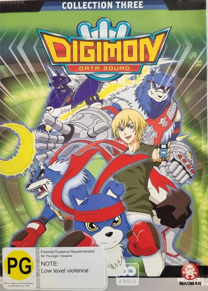 Digimon Data Squad - Collection Three - 2007 (DVD) - Vinyl Kitchen