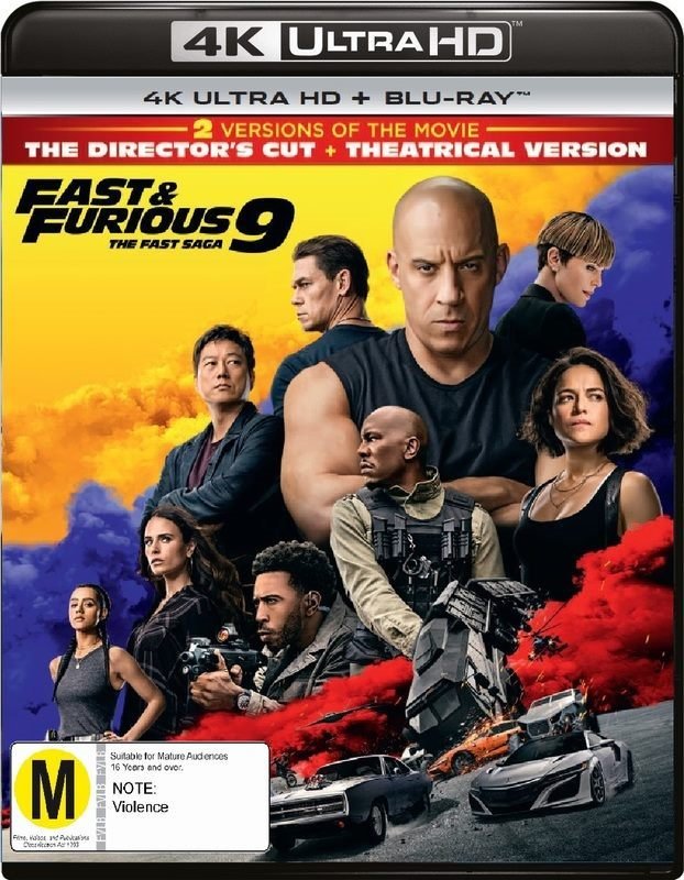 Fast & Furious 9: The Fast Saga - 2021 (4K UHD) - Vinyl Kitchen