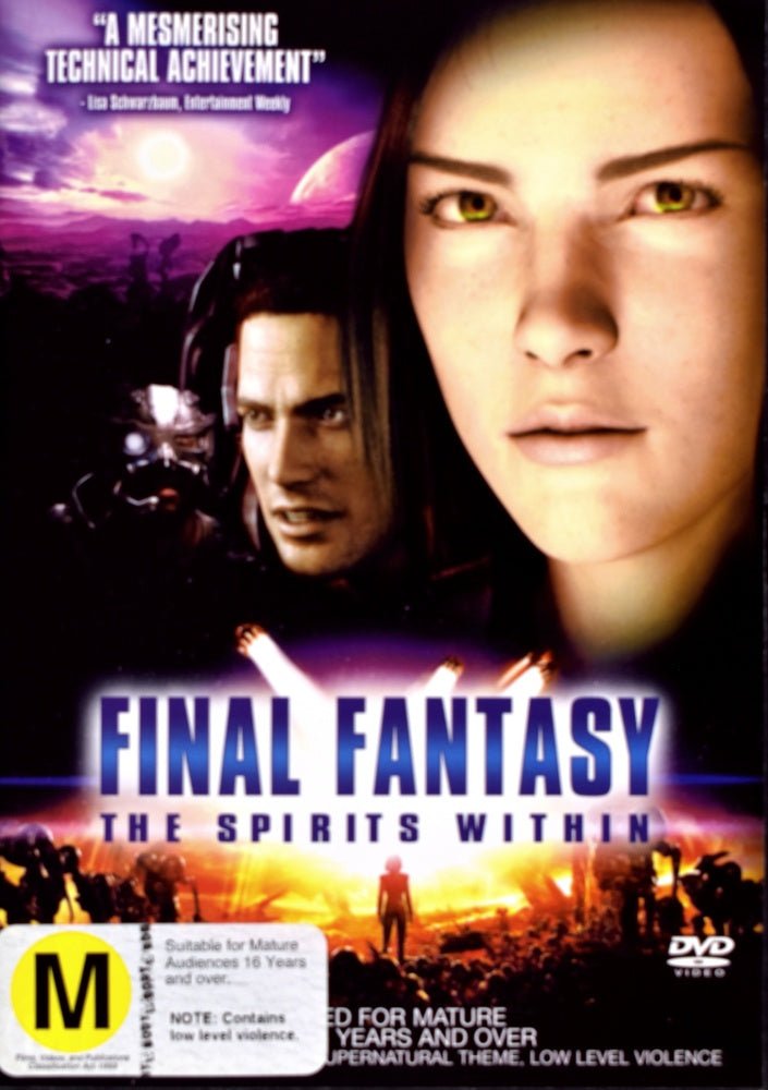 Final Fantasy: The Spirits Within - 2001 (DVD) - Vinyl Kitchen