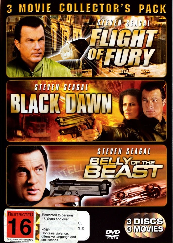 Flight of Fury / Black Dawn / Belly of the Beast - 2007 (DVD) - Vinyl Kitchen