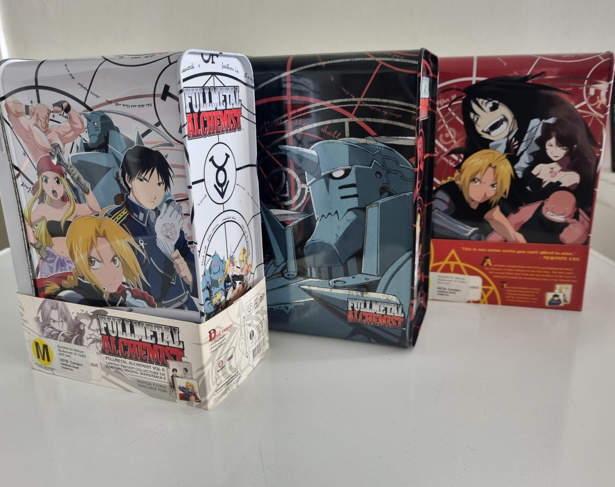 Fullmetal Alchemist Complete Series - Tin Set (DVD) - Vinyl Kitchen