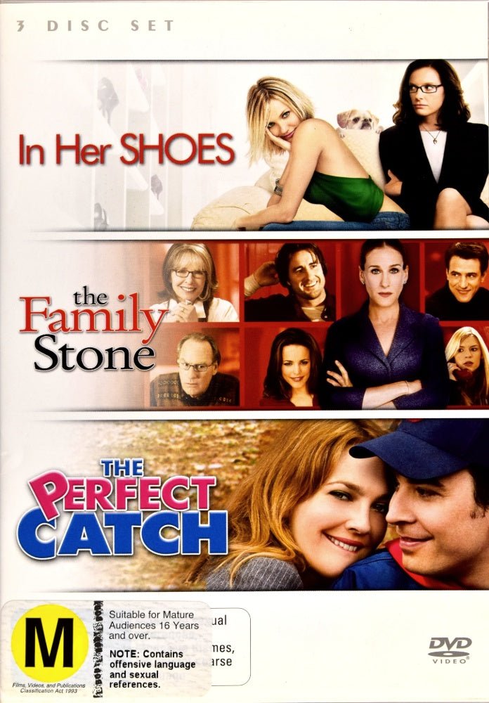 In Her Shoes / The Family Stone / The Perfect Catch (DVD) - Vinyl Kitchen