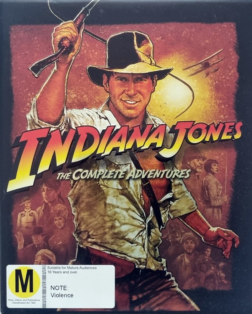 Indiana Jones The Complete Adventures - 4 Movies - 1981 (Blu Ray) - Vinyl Kitchen
