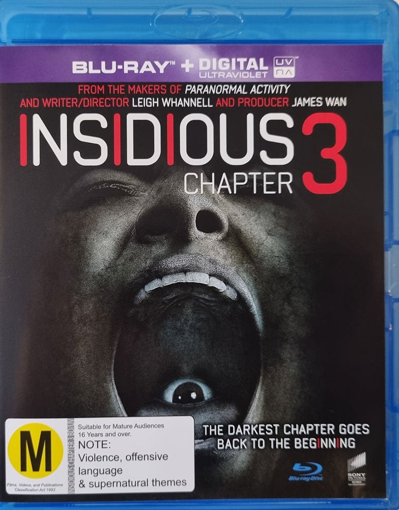 Insidious: Chapter 3 - 2015 (Blu Ray) - Vinyl Kitchen