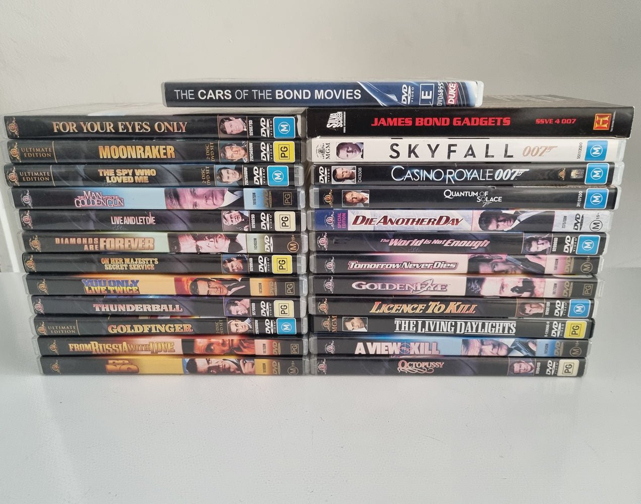 James Bond 007 23 Movie Collection and Bonus documentaries - 1962 (DVD) - Vinyl Kitchen