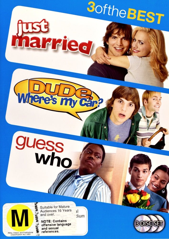 Just Married / Dude, Where's My Car? / Guess Who - 2003 (DVD) - Vinyl Kitchen