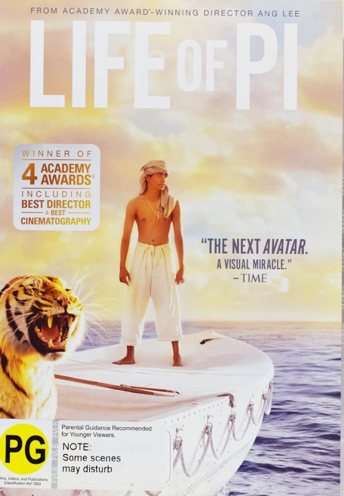 Life of Pi - 2012 (DVD) - Vinyl Kitchen