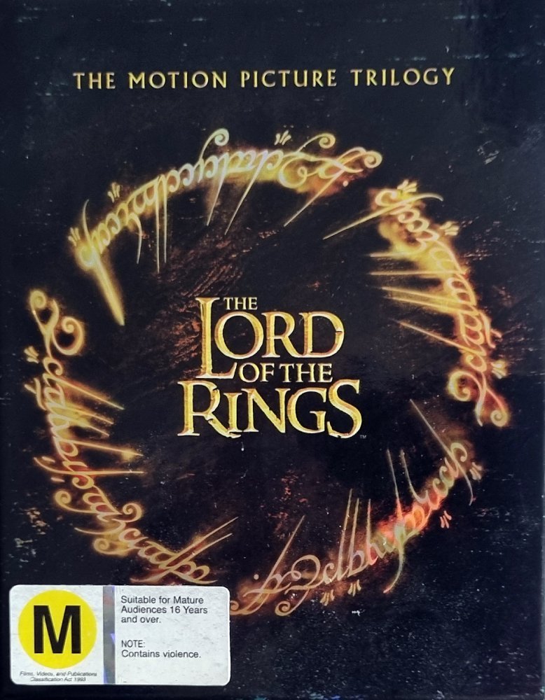 Lord of the Rings Trilogy (Blu Ray) + Special Features DVDs - 2001 - Vinyl Kitchen