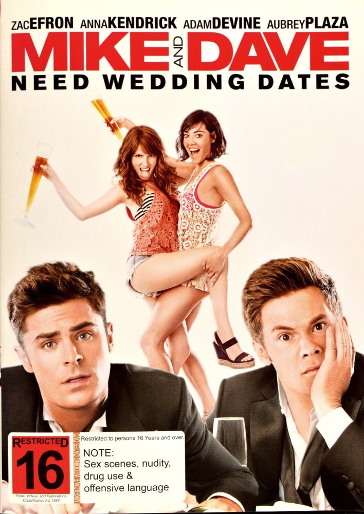 Mike and Dave Need Wedding Dates - 2016 (DVD) - Vinyl Kitchen