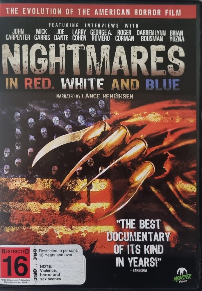 Nightmares in Red White and Blue - Horror Documentary - 2009 (DVD) - Vinyl Kitchen