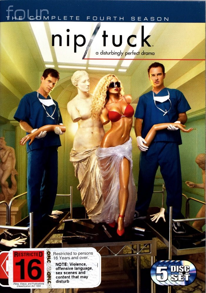 Nip/Tuck: Season 4 - 2006 (DVD) - Vinyl Kitchen