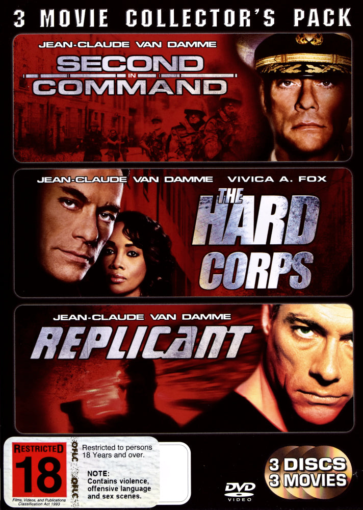 Second in Command / The Hard Corps / Replicant - 2001 (DVD)