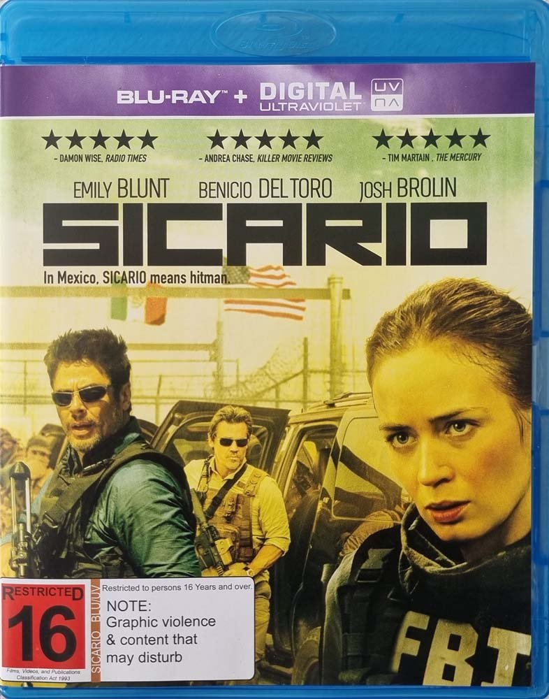 Sicario - 2015 (Blu Ray) - Vinyl Kitchen
