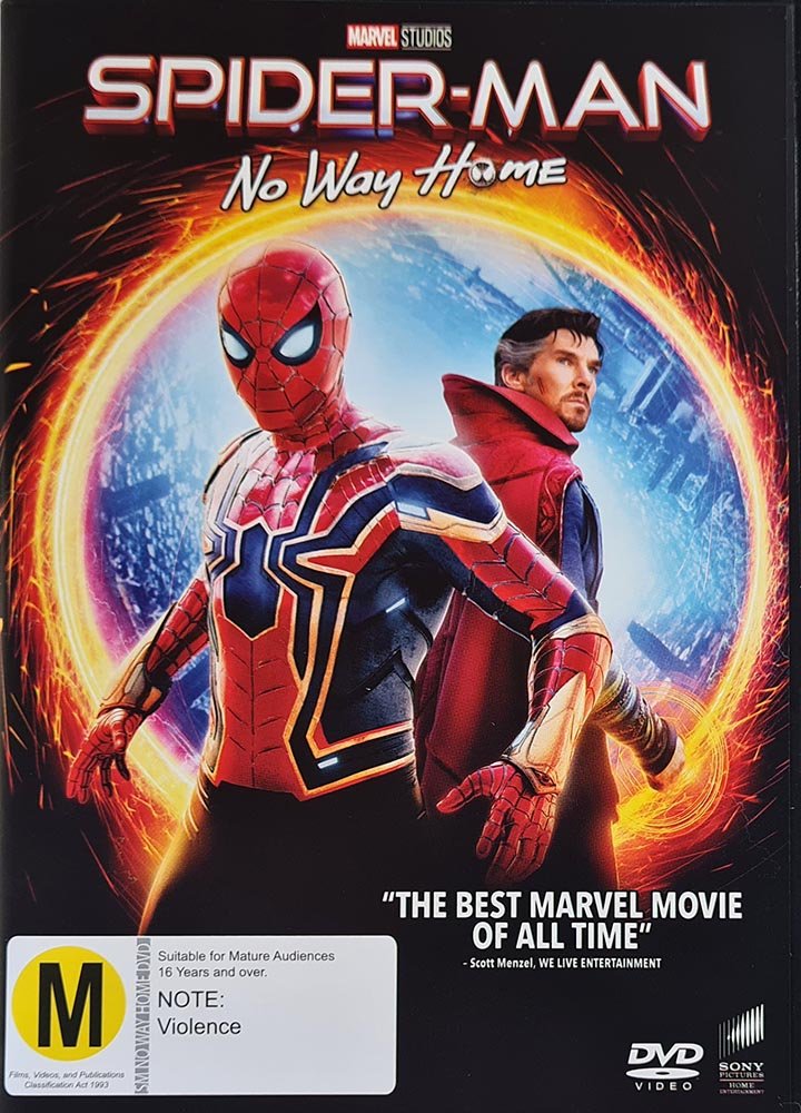 Spider - Man - No Way Home - 2021 (DVD) - Vinyl Kitchen