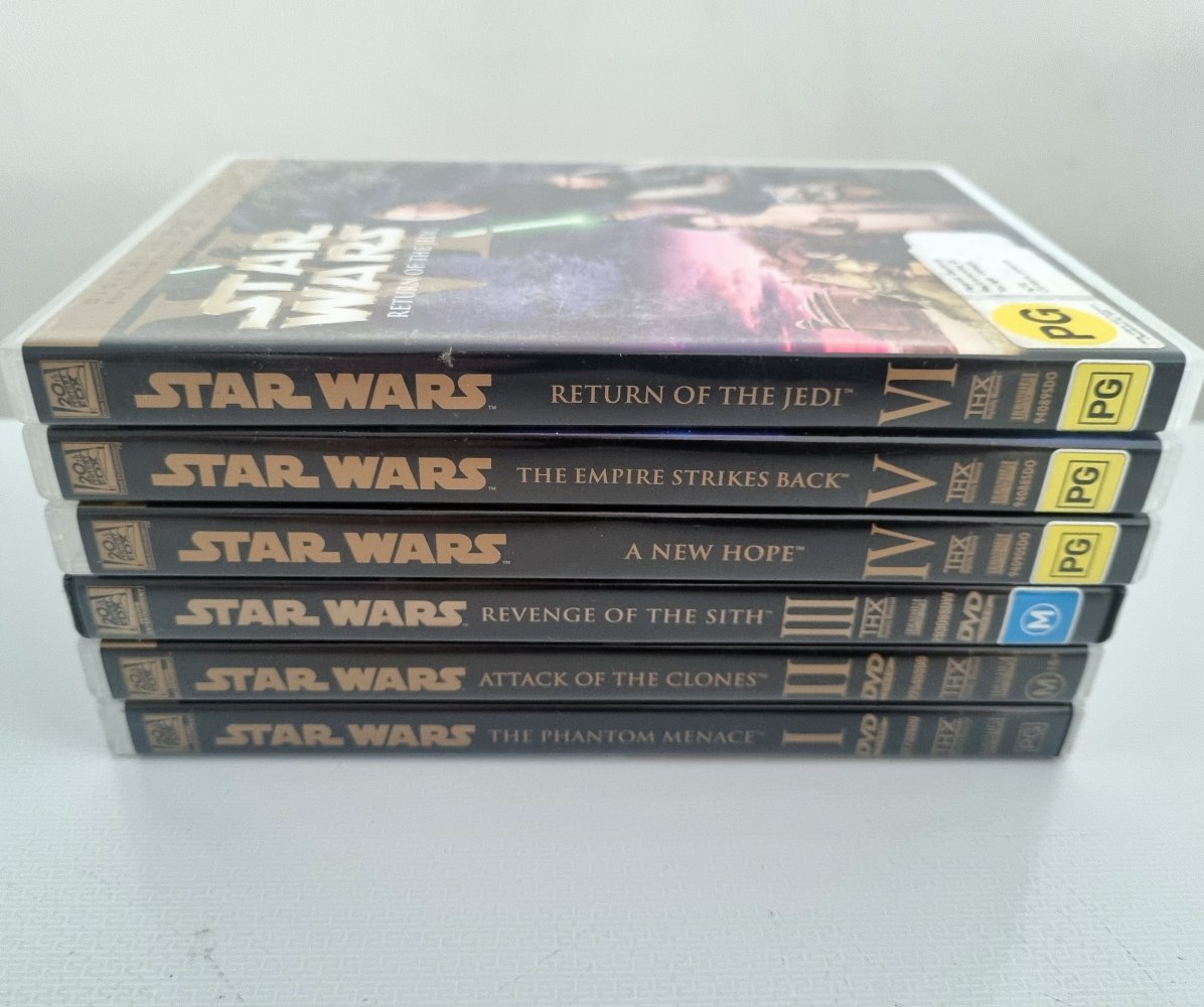 Star Wars - Six Movie Collection I - VI - 1977 (DVD) - Vinyl Kitchen