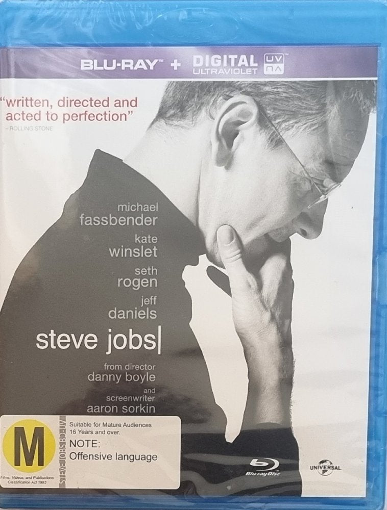 Steve Jobs - 2015 (Blu Ray) Brand New - Vinyl Kitchen