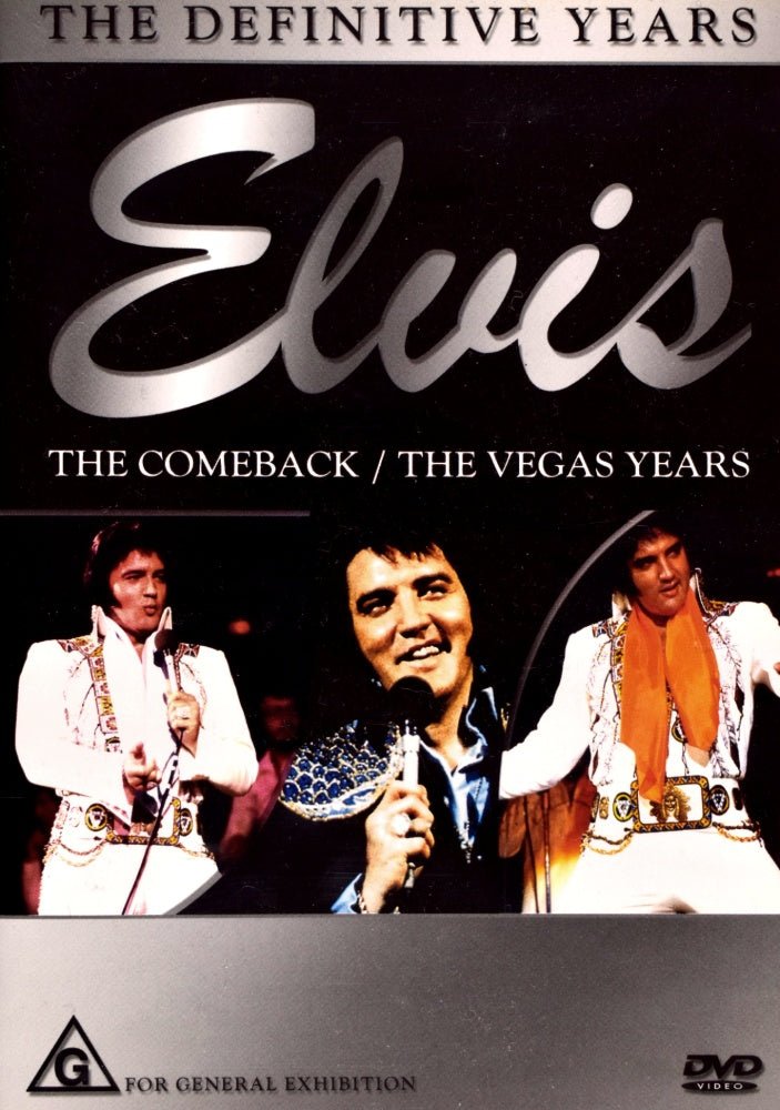 The Definitive Years: Elvis The Comeback / The Vegas Years (DVD) - Vinyl Kitchen