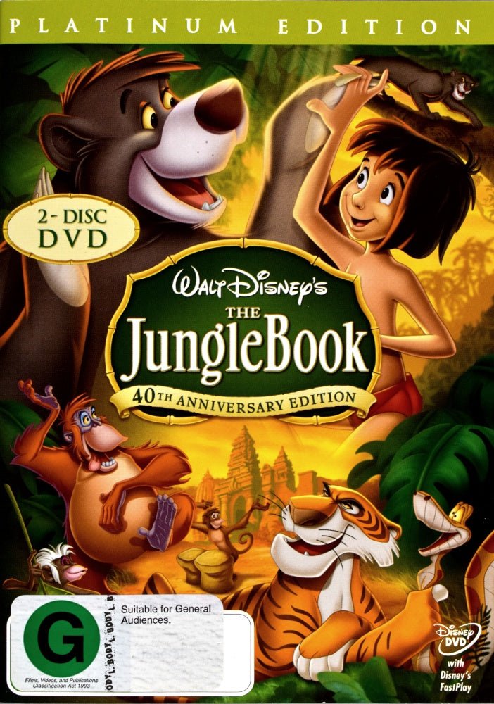 The Jungle Book - 1967 - Two Disc Edition (DVD) - Vinyl Kitchen
