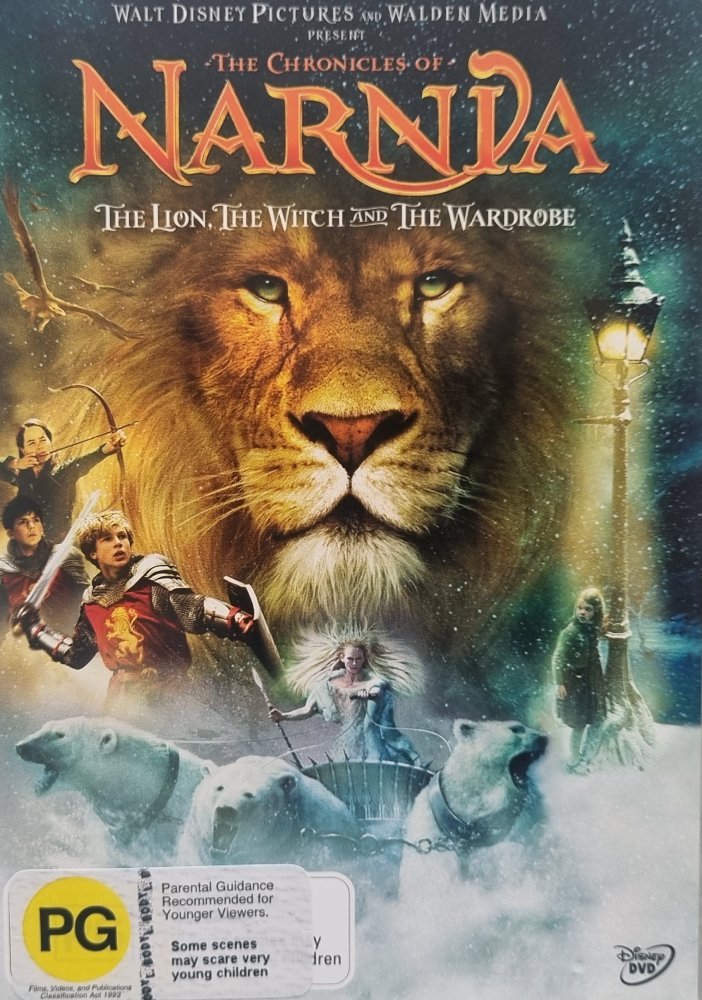 The Lion the Witch and the Wardrobe - Chronicles of Narnia - 2005 (DVD) - Vinyl Kitchen