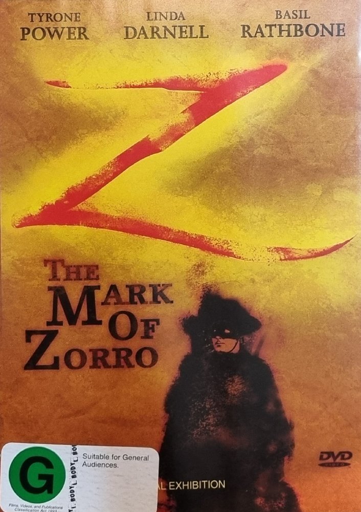 The Mark of Zorro - 1940 (DVD) - Vinyl Kitchen
