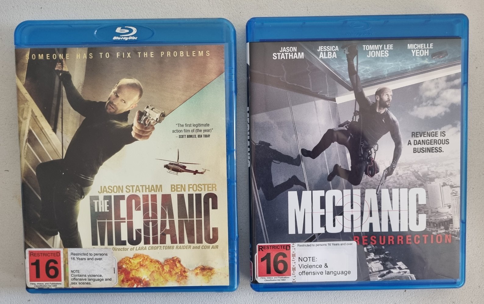 The Mechanic / Mechanic Resurrection - 2016 (Blu Ray) - Vinyl Kitchen