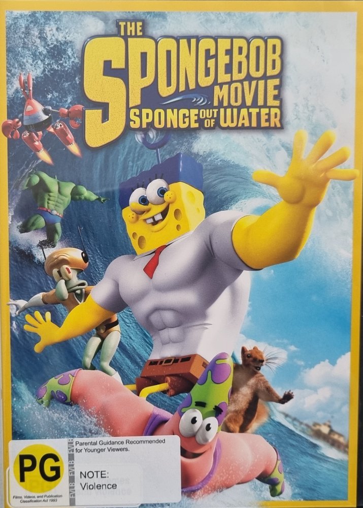 The Spongebob Movie - Sponge Out of Water (DVD) - Vinyl Kitchen