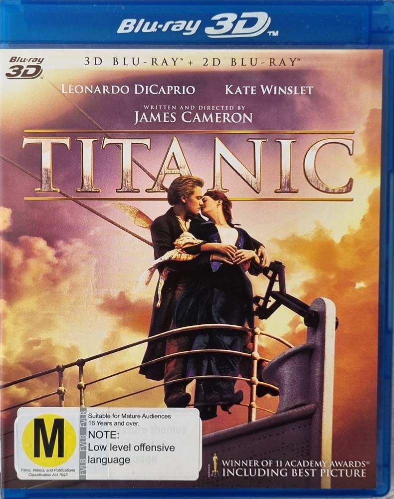 Titanic 3D + 2D - 1997 (Blu Ray) - Vinyl Kitchen