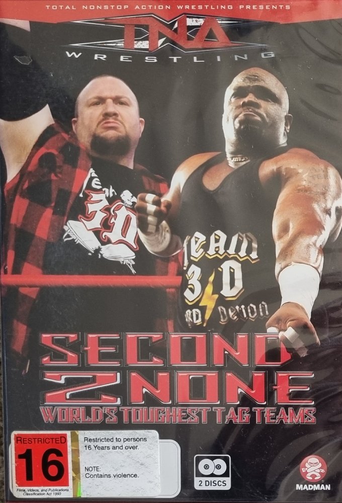TNA Wrestling: Second 2 None - World's Toughest Tag Team (DVD) Brand New - Vinyl Kitchen