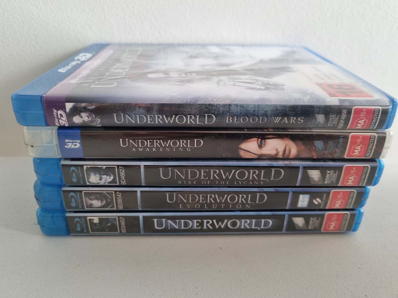 Underworld Complete Movie Collection (Blu Ray) 1 - 5 - 2003 - Vinyl Kitchen