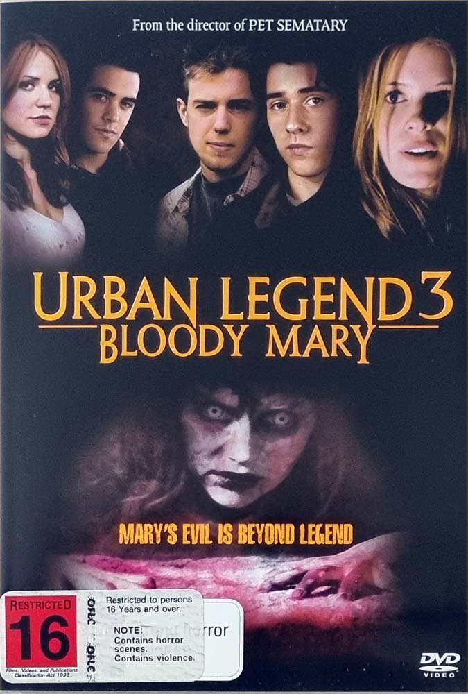 Urban Legend 3 - Bloody Mary - 2005 (DVD) - Vinyl Kitchen