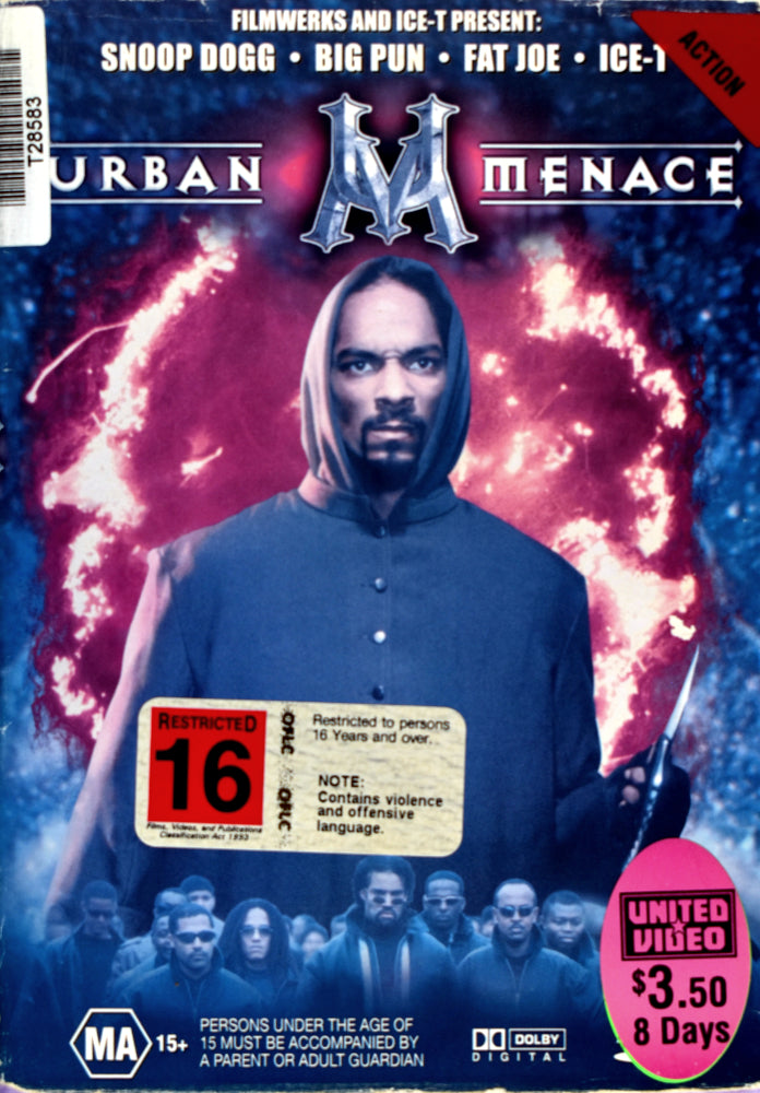 Urban Menace - 1999 (DVD) EX RENTAL