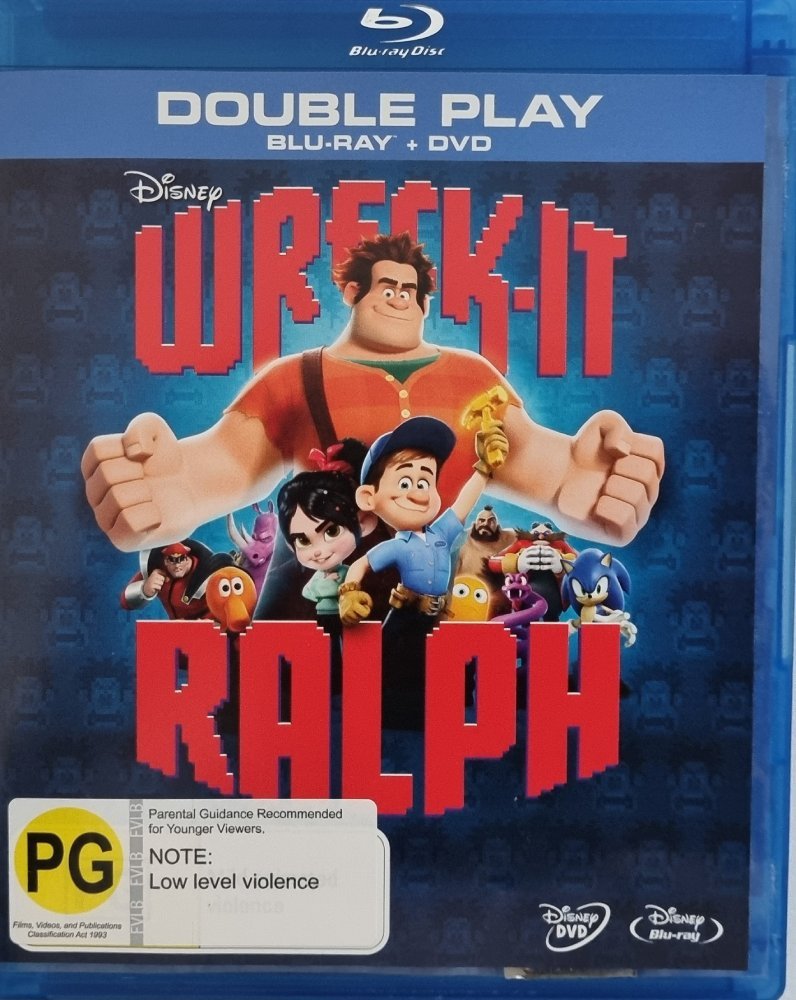 Wreck - It Ralph (Blu Ray) + DVD - 2012 - Vinyl Kitchen