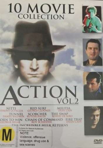 10 Movie Collection (Action Volume 2) 4 Disc Set - Vinyl Kitchen