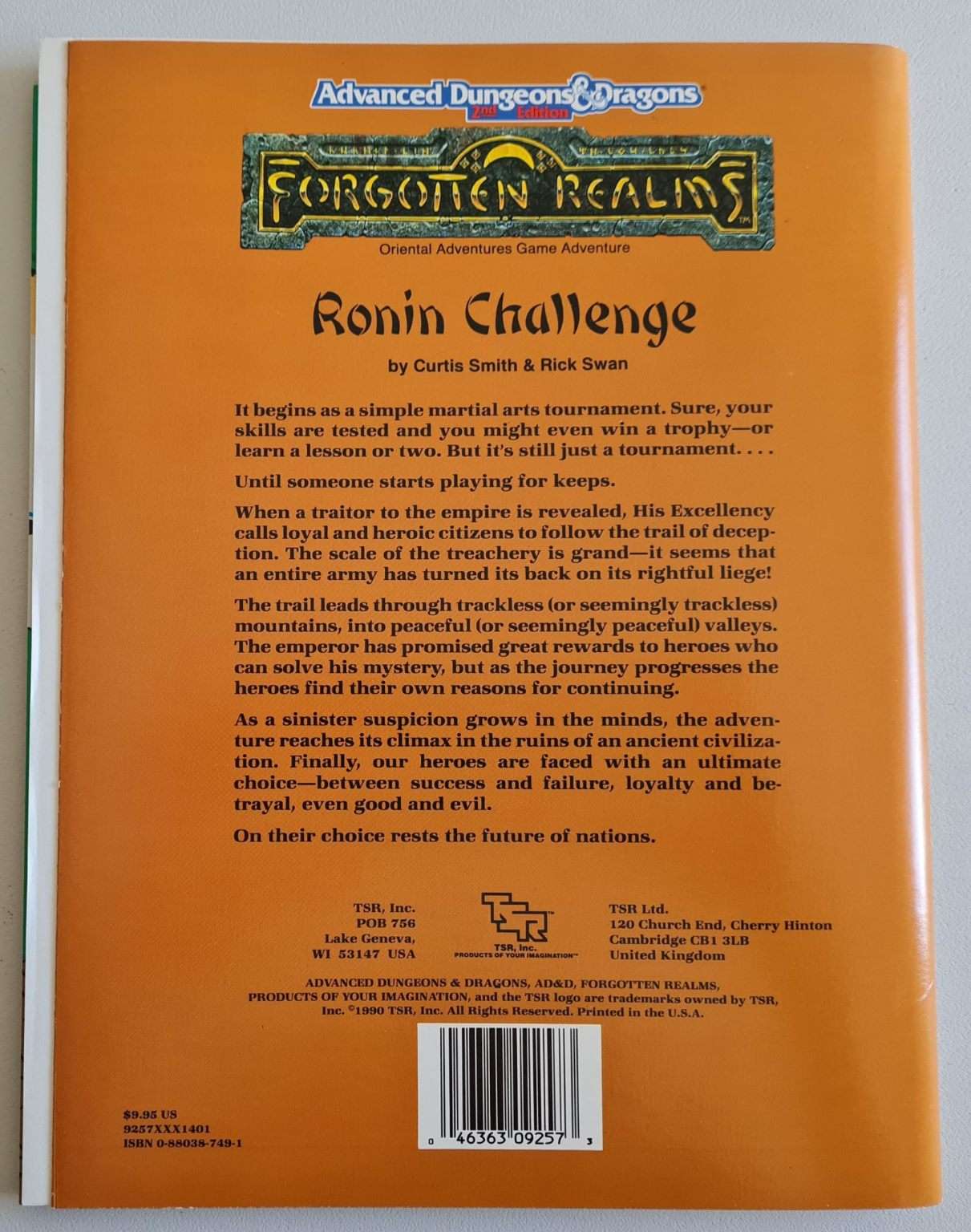 AD&D - Forgotten Realms - Ronin Challenge (OA6 9257) Default Title