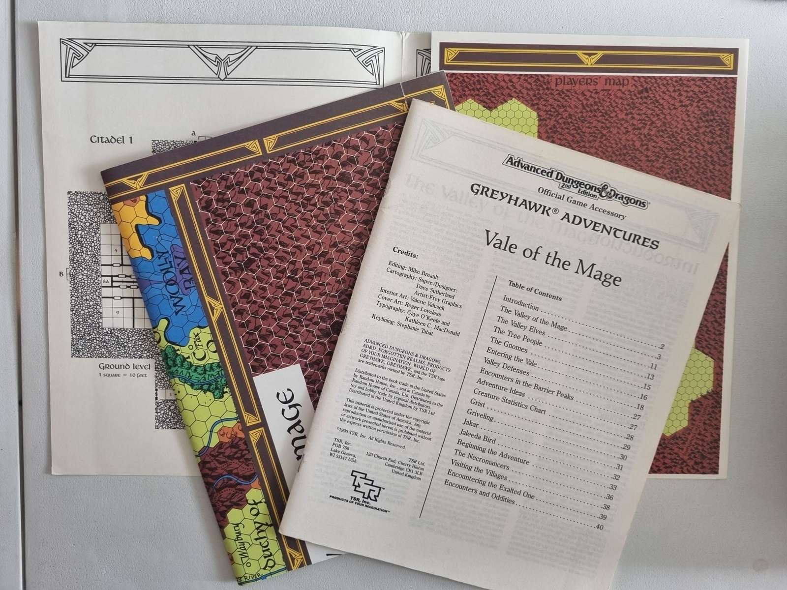 AD&D - Greyhawk Adventures Module - Vale of the Mage (WG12 9270) Default Title
