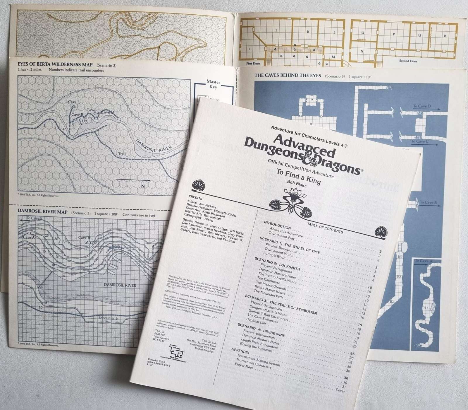 AD&D - Official Competition Adventure - To Find a King (C4 9107) Default Title