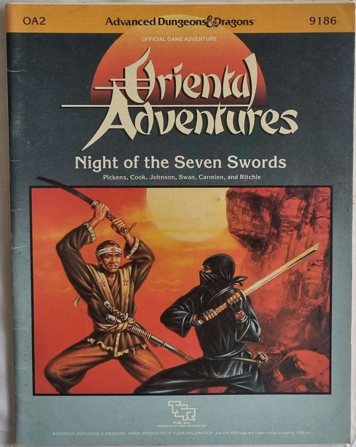AD&D - Oriental Adventures - Night of the Seven Swords (OA2 9186) Default Title