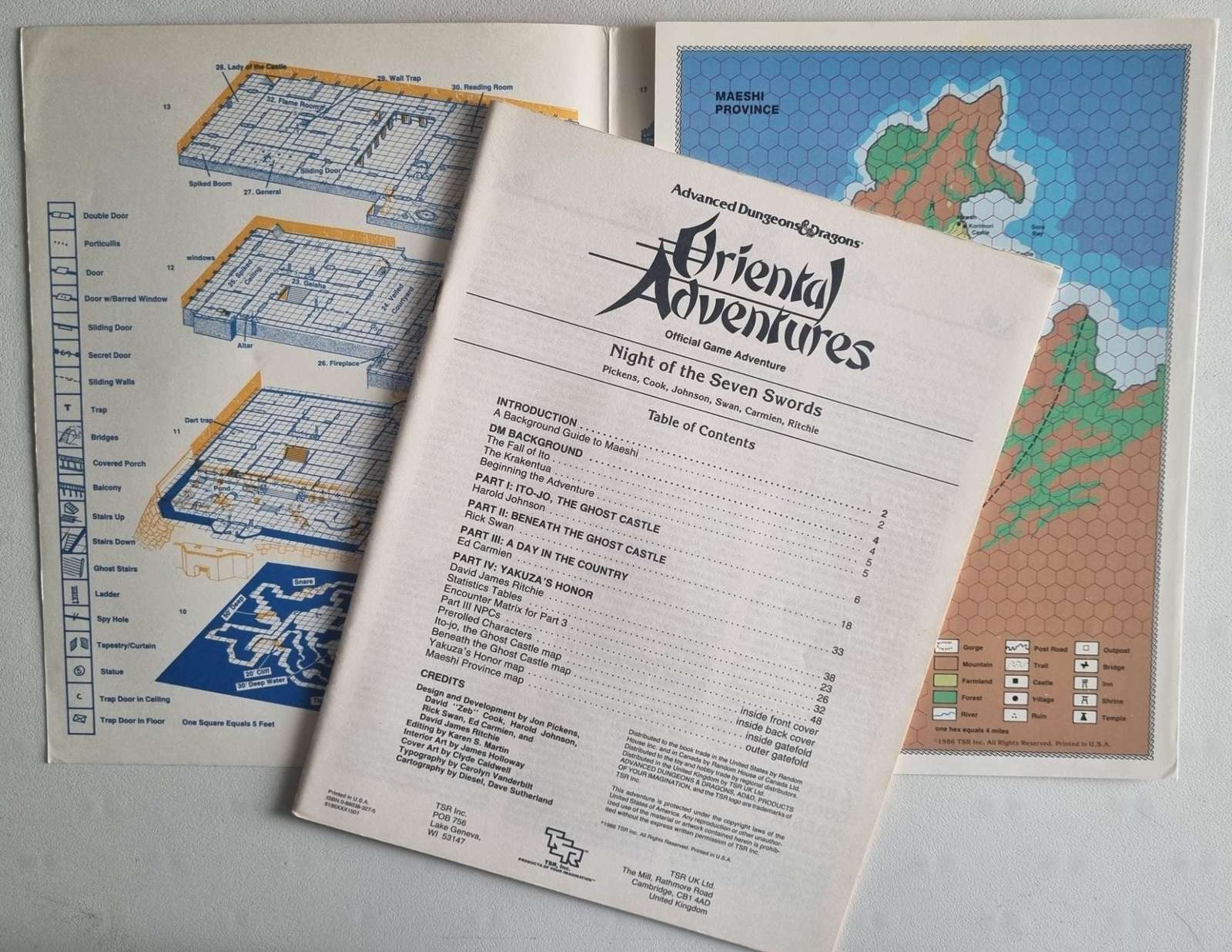 AD&D - Oriental Adventures - Night of the Seven Swords (OA2 9186) Default Title